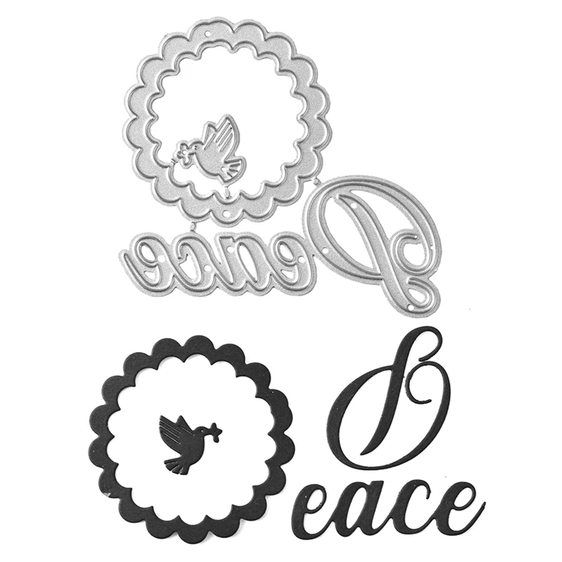 Металлические Вырубные штампы YaMinSanNiO Peace в виде голубей новинка 2020 вырубные птиц
