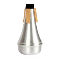 1pc portable aluminum trumpet mute silencer instrument accessories for jazz practice beginner