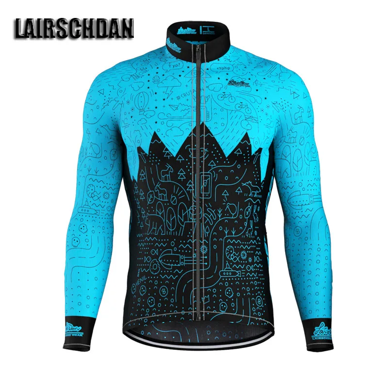 Веломайка Мужская Taem с длинным рукавом для езды на велосипеде | Спорт и