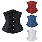 Сексуальный Цветочный корсет под грудью, пояс для похудения, корсет для коррекции фигуры, Корсеты с косточками, бюстье, топ, Женская Талия