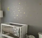 Настенные стикеры разных размеров в виде звезд, Детская Наклейка, художественное виниловое украшение для детской комнаты, спальни