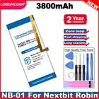 Аккумулятор LOSONCOER NB-01 3800 мАч для Nextbit Robin