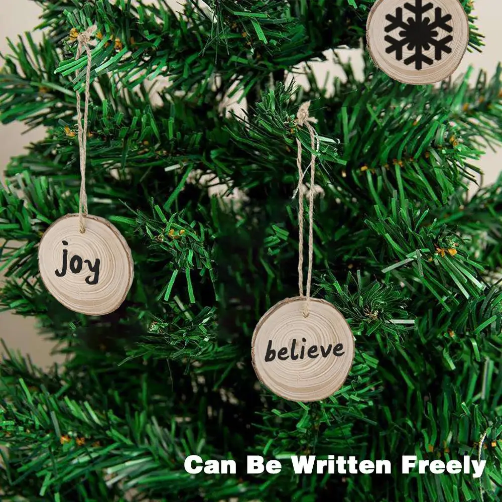 Набор деревянных рождественских украшений 15 шт. рождественские украшения для