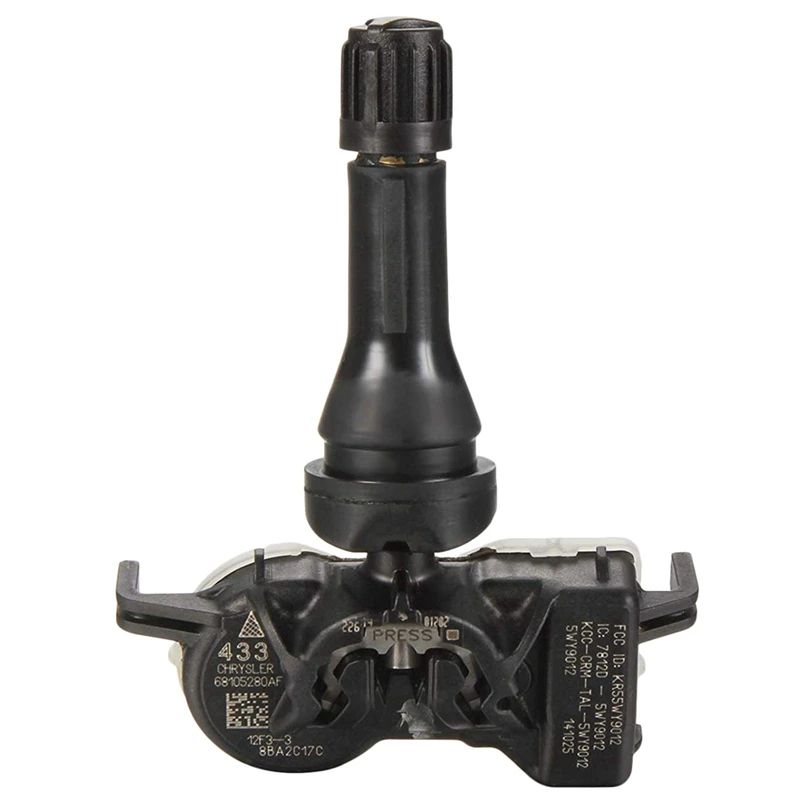 

4Pc Car Tpms Tire Pressure Monitoring System Sensor 433Mhz For Dodge Dart Chrysler 68193586Ac 68252493Ab 68105280Af