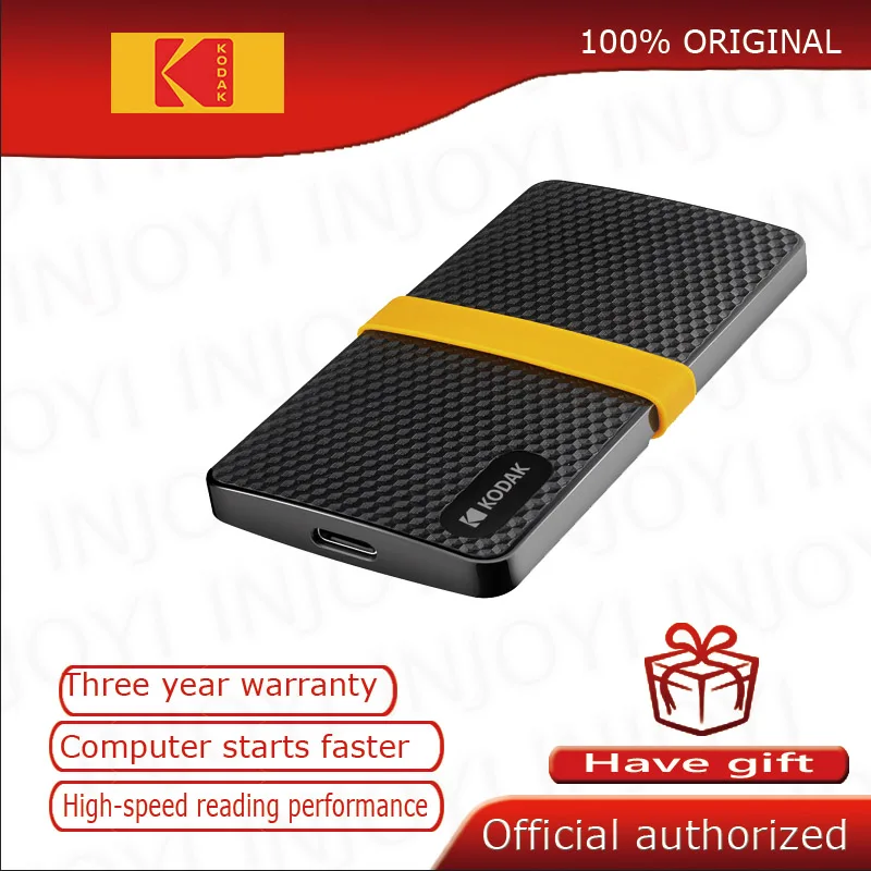 Kodak SSD X200 внешний жесткий диск 256GB 512GB 1 ТБ HDD disco duro externo type C USB 3,1 жесткий диск для ноутбука мобильного телефона