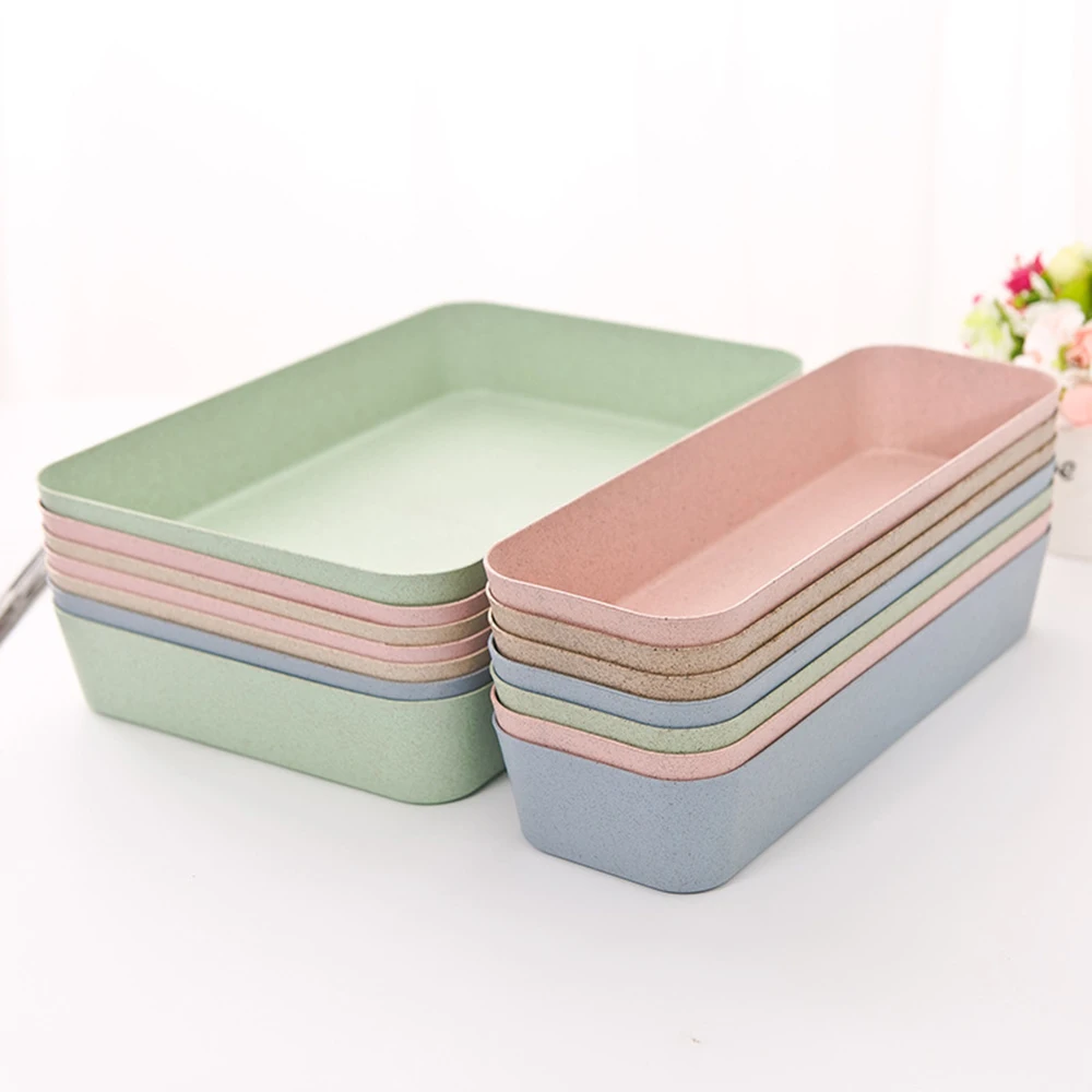 

1PC Plastic Kitchen Drawer Storage Tray Organizer Degradable Material Storage Divider Kitchen Tools Grocery storage wholesale