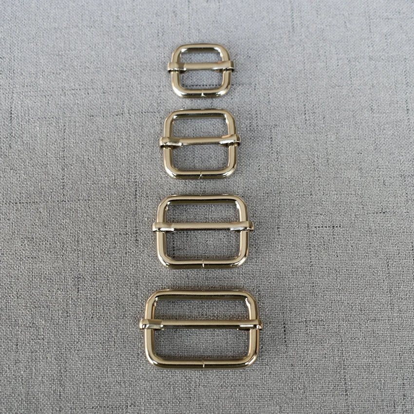 

10 Pcs/Lot 15mm 20mm 25mm 32mm Silver Adjuster Tri-glide Buckle To Webbing Strap Luggage Handmade For Belt Bag Zinc Alloy DIY