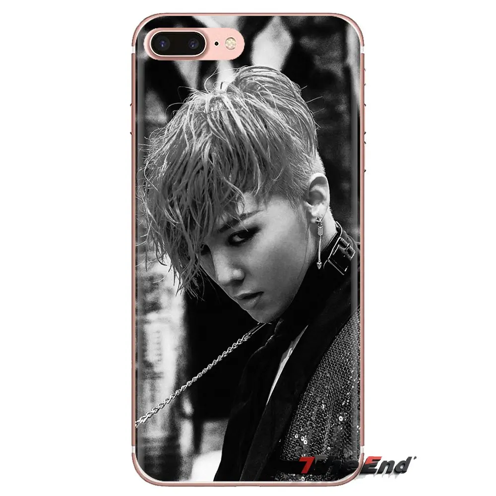 K-POP теории Большого взрыва известная g-dragon Фан-арта прозрачный мешок TPU чехол для
