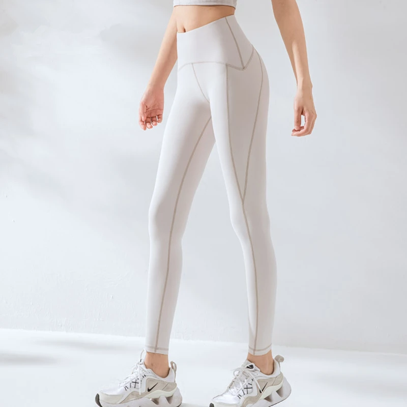 Leggings Sport Women High Waist Yoga Pants Girls Elastic Gym Legging Quick Dry Fitness Workout Tights Trousers For Jogger Female