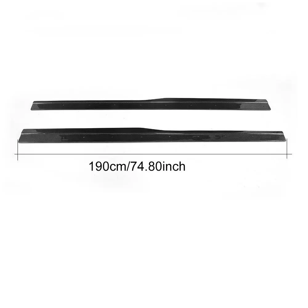 Боковые юбки из углеродного волокна фартуки для Volkswagen VW GOLF 7 VII MK7 R LINE дверной