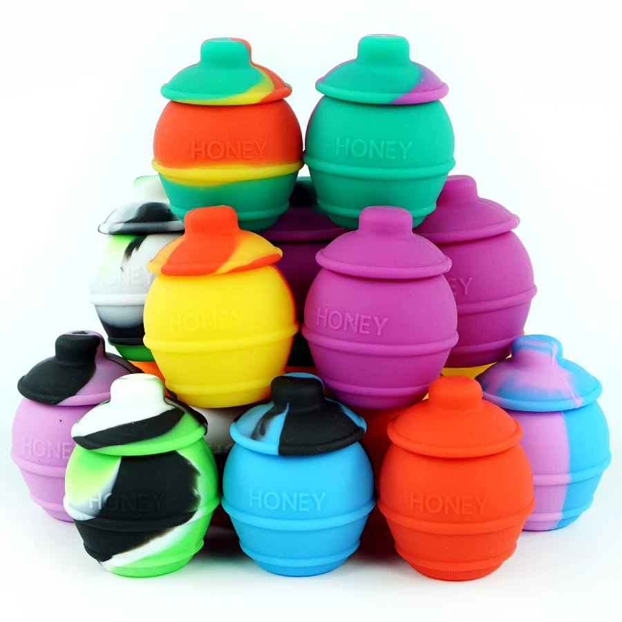 1 шт. 35 мл с принтом в виде медоносной пчелы силиконовый контейнер банку