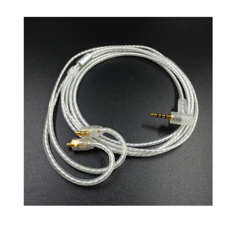 2.5mm MMCX Silver Plated Headphone Balance Cable fo ririve AK240 Shure SE215 535 UE900 HIFI Upgrade Line 1.2M | Электроника