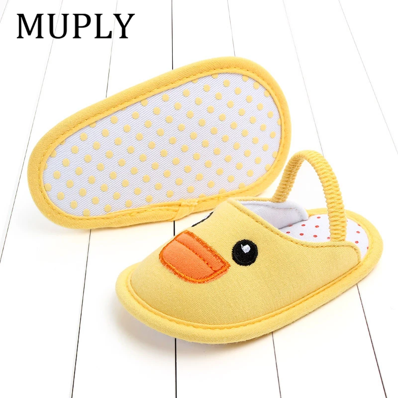 Мультяшная обувь для малышей с изображением животных милые летние футболки