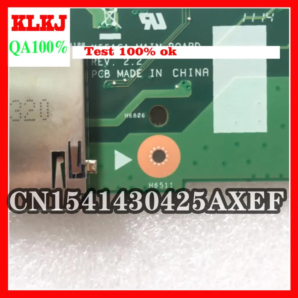 

KLKJ X551CA ASUS X551CA X551CAP X551CA REV2.2 1007u 100%