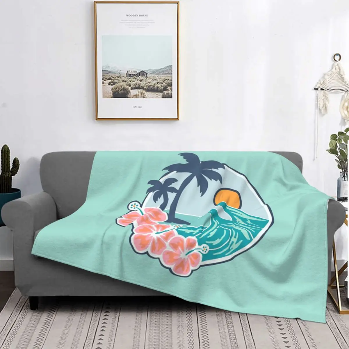 

Manta con capucha de felpa de Anime, colcha a cuadros para cama, toalla de playa de lujo