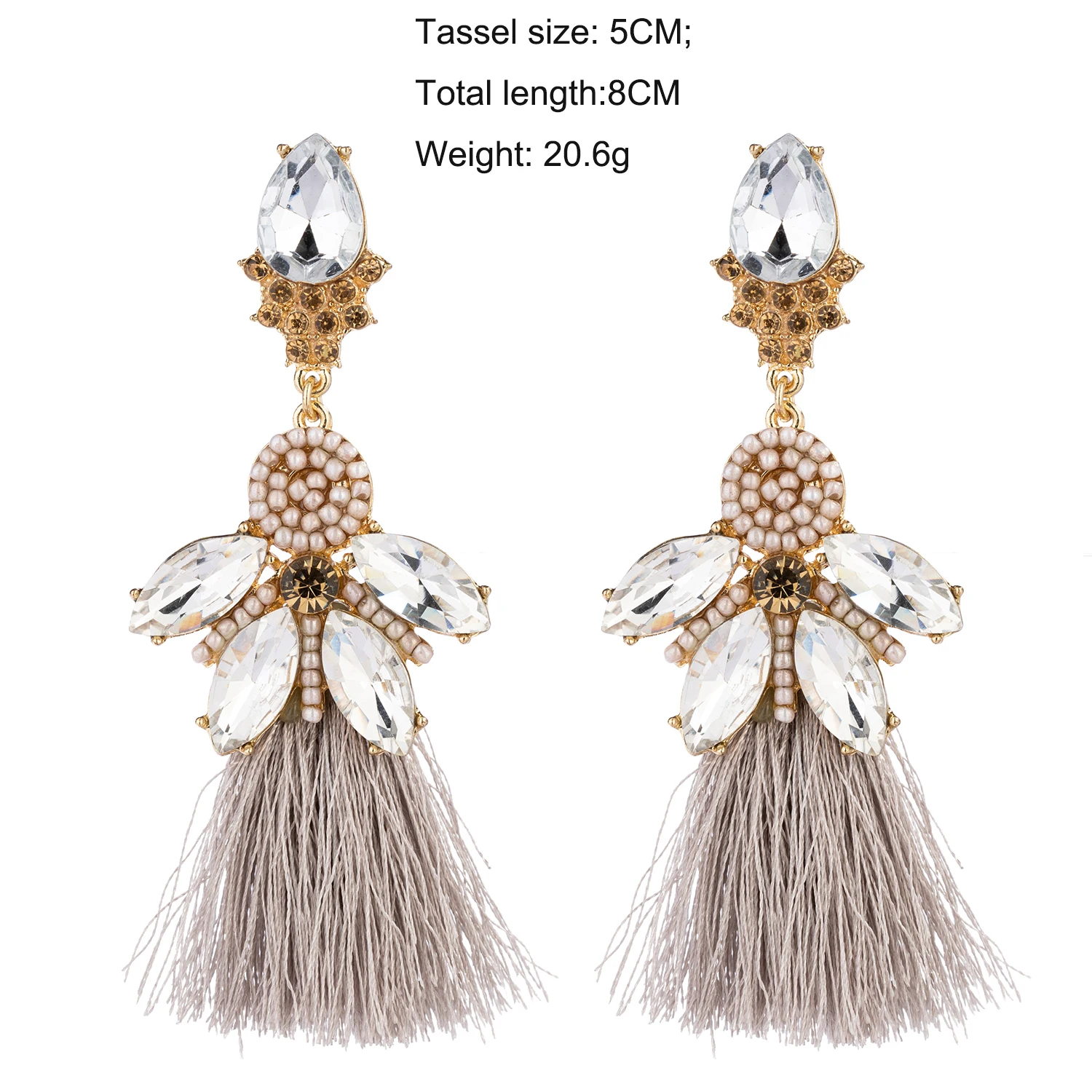 Новинка 321 модные богемные серьги с кисточками красочные Очаровательные