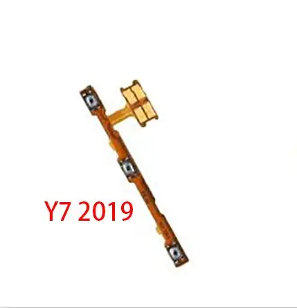 Y7 2019 10 шт./лот, включение/выключение питания, громкость ключ для боковой кнопки гибкого кабеля для huawei Y5 Y6 Y7 Pro Y9 Prime Запчасти для авто - Цвет: Y7 2019