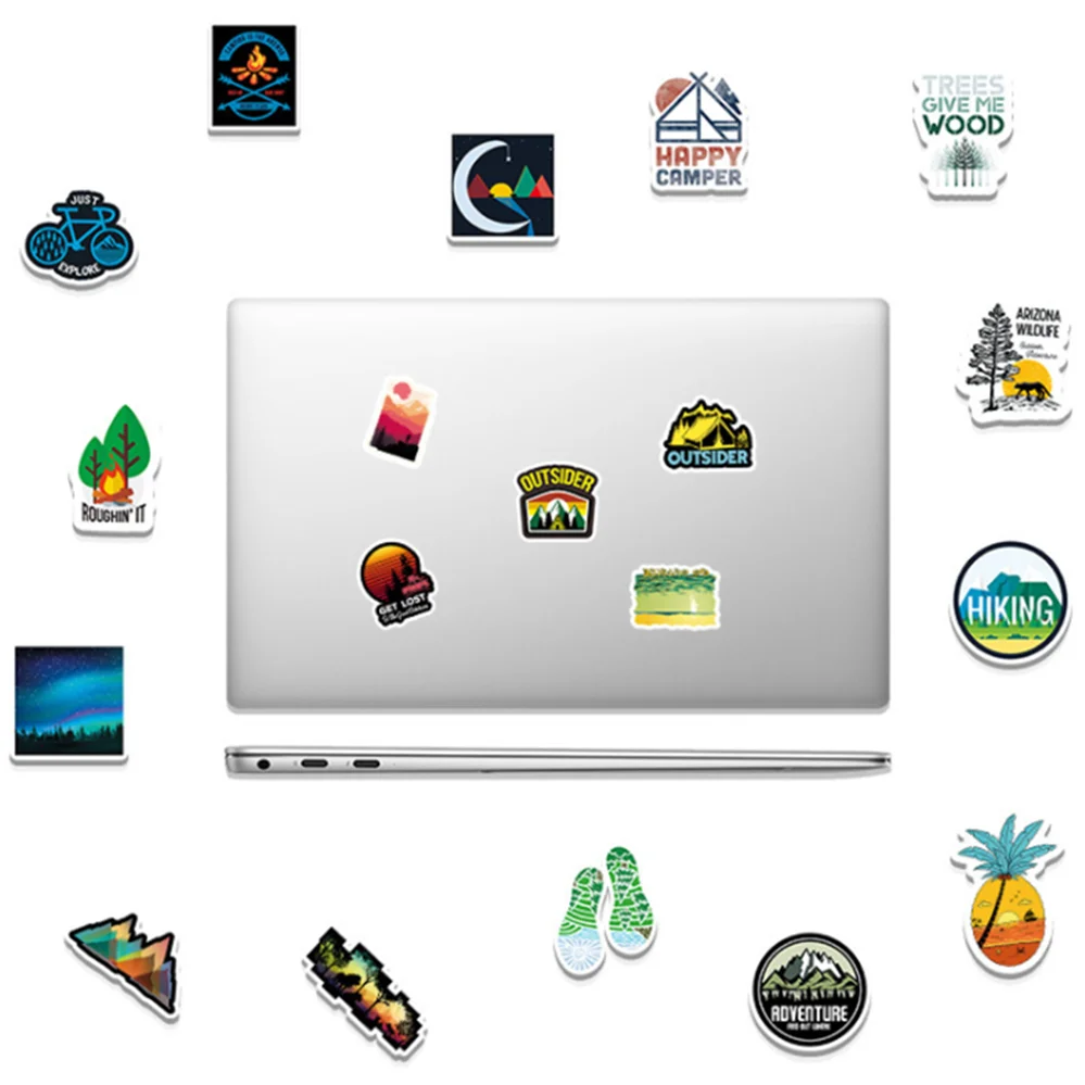 

10/30/50PCS Cartoon Outdoor Graffiti Stickers Hand Account Suitcase Guitar Scooter Waterproof Helmet Decoration Toys Wholesale