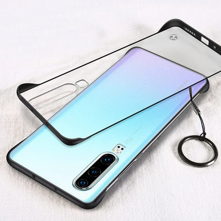 Чехол для Huawei P30 P20 Pro жесткий матовый прозрачный тонкий защитный чехол накладка p30