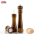 Ручная мельница для соли и перца Novlety, дубовый измельчитель, многоцелевой сосуд 5 