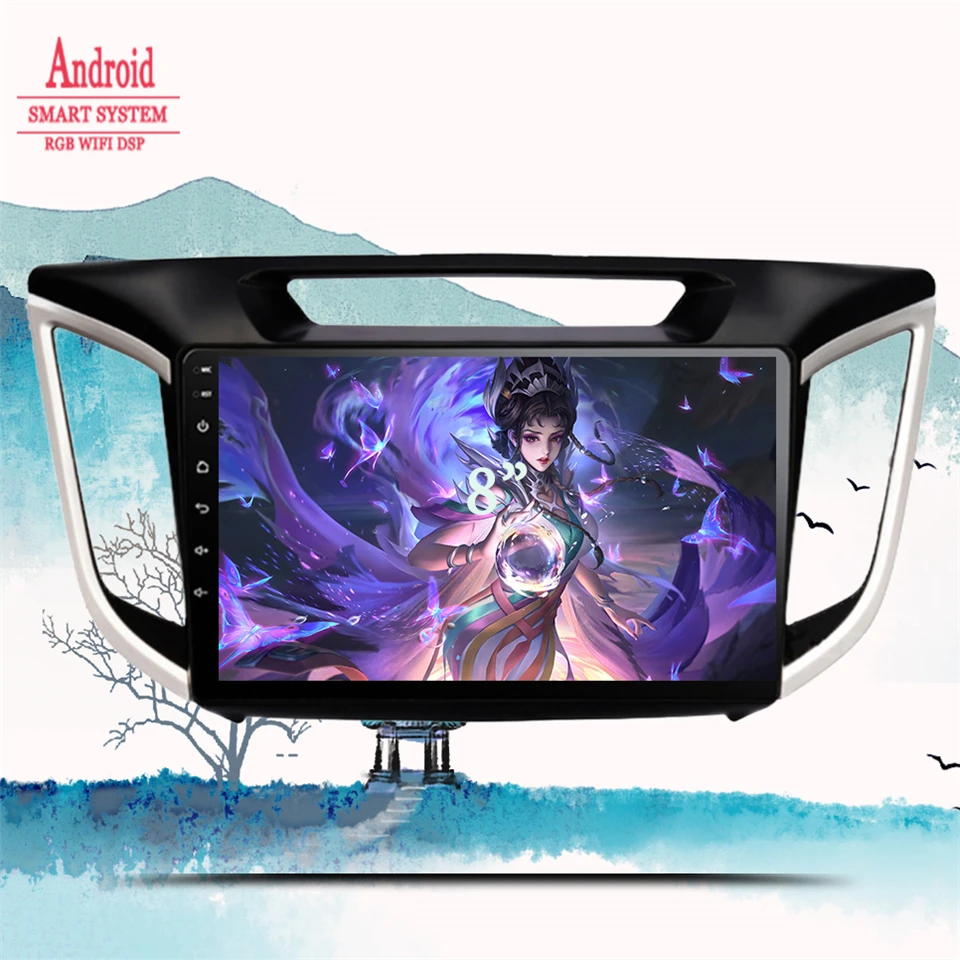 Автомобильный радиоприемник Android 10 для Hyundai Creta IX25 2015 2016 2017 2018 2019 навигация GPS