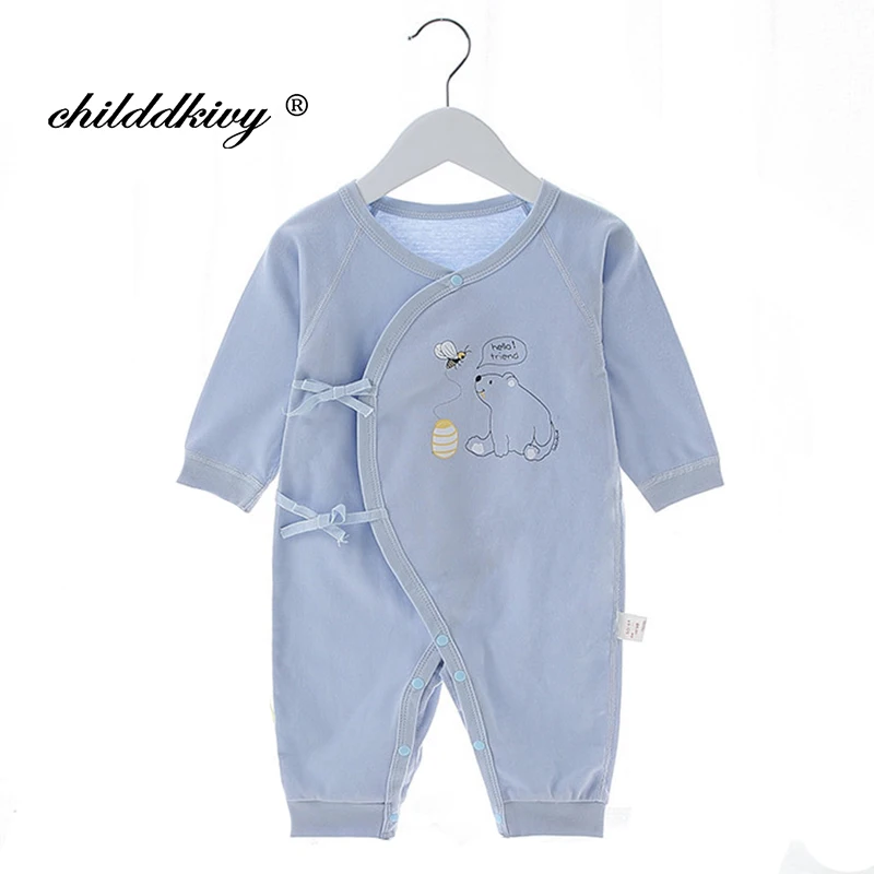 0-6Month Newborn Baby Romper Clothes 2020 Spring Autumn Long sleeve infant clothing Boneless Soft 100 % cotton girl clothes | Мать и