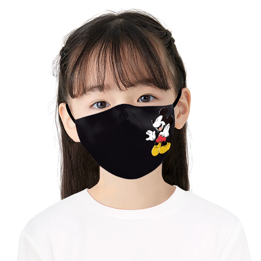 Многоразовые маски Микки Маус Disney стирающаяся Тканевая маска для лица с милым