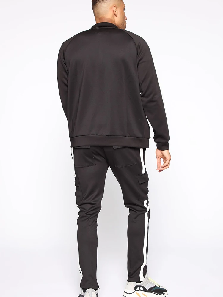 

SONDR 2021 Spring And Autumn Fashion Men's Long Sleeve Jacket Zipper + Trousers Casual Sportswear Two Piece Street Hip Hop