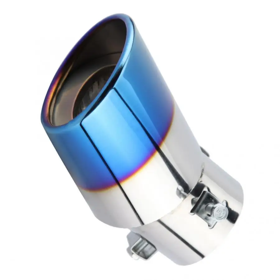 Глушитель выхлопной из хромированной нержавеющей стали универсальный