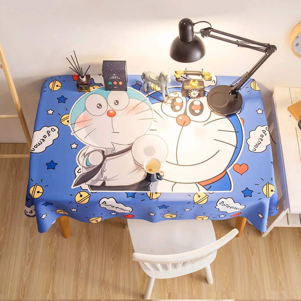 Скатерть для рабочего стола Doraemon водонепроницаемая скатерть прямоугольная