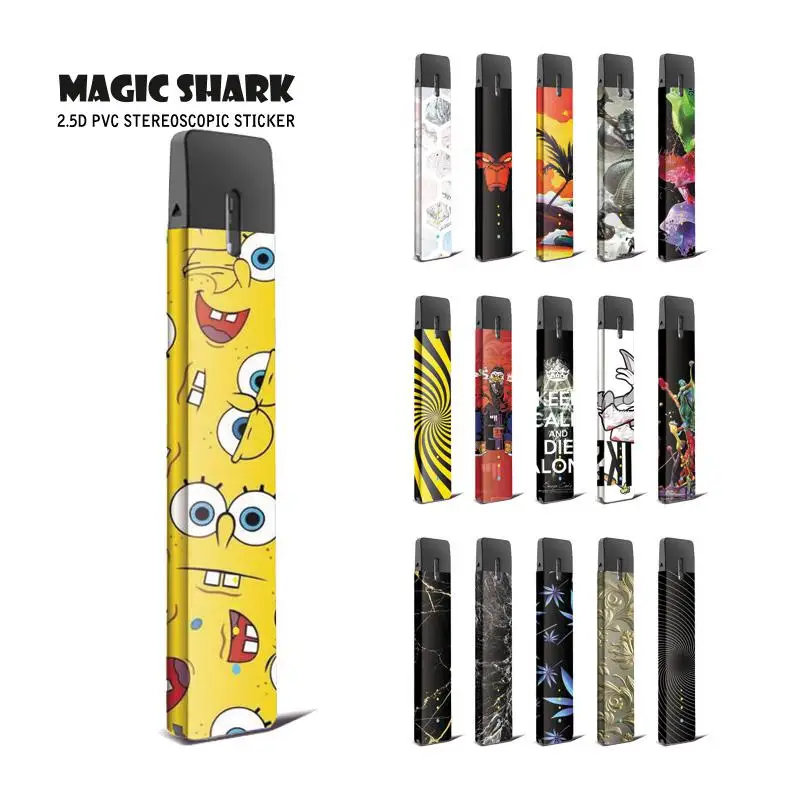 Чехол Magic Shark для вейпа Myle чехол с рисунком дракона губки боба камня 001 026|Наклейки