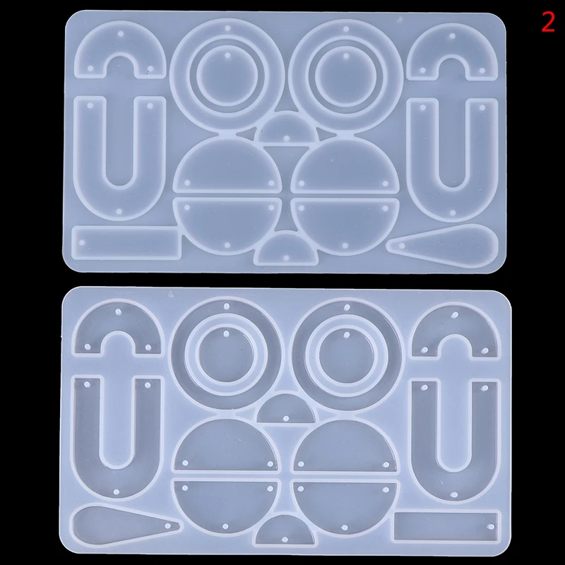

Silicone Earring Pendant Jewelry Mold Resin Casting Mould Tool DIY Epoxy Making
