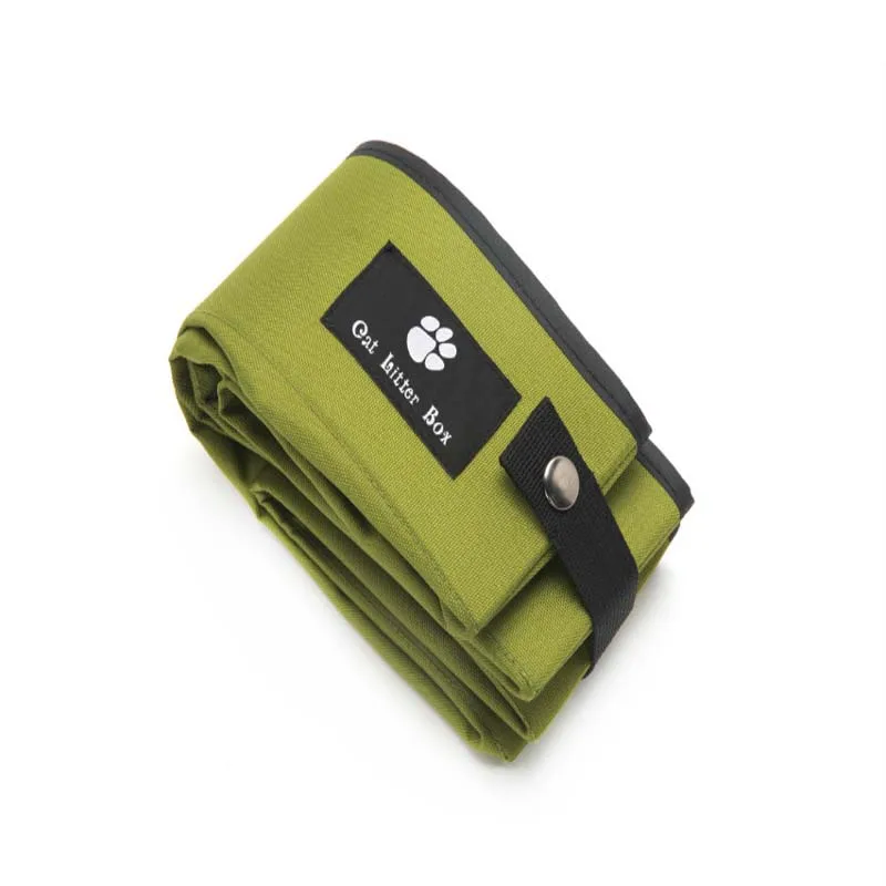 

C2 Simple Folding Cat Pet Dog Litter Box Waterproof Outdoor Foldable Portable Travel Toilet For Puppy Cats Dogs Seat Pet Bed Mat