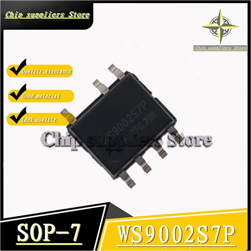Микросхема драйвера питания для Светодиодный WS9002S7P SOP-7 100 S 9002 шт. 100% | Электронные