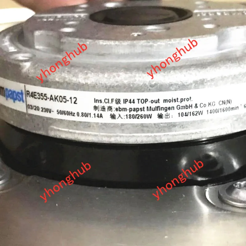 

ebmpapst R4E355-AK05-05 A03 AC 230V 355x355mm Server Cooling Fan