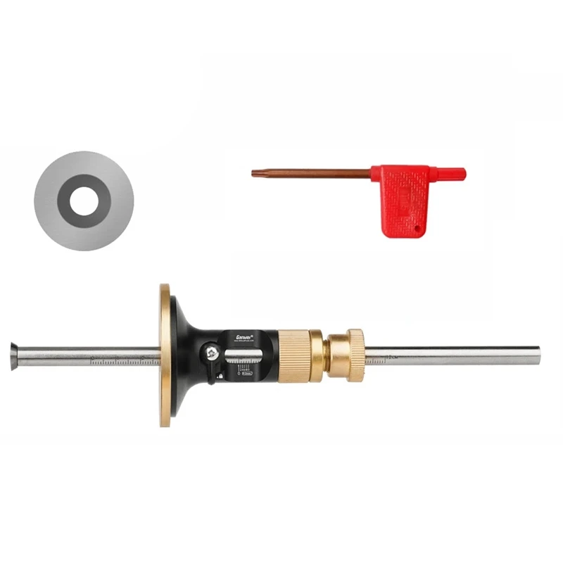 

Манометр для маркировки колес, деревообрабатывающий инструмент для маркировки, с 2 сменными режущими инструментами, для столярных работ