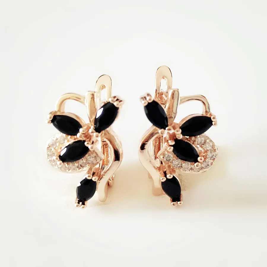 Золотые серьги 585 Женские Ювелирные изделия роскошный подарок на день рождения