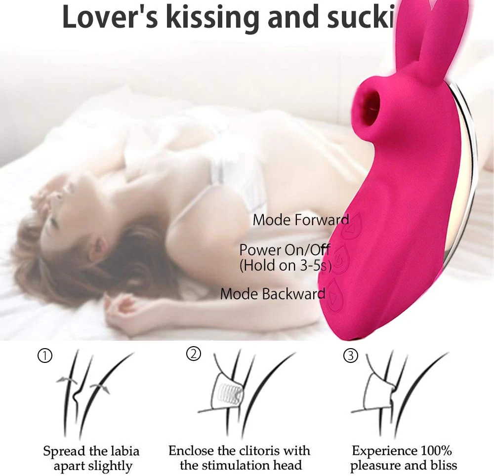 Клиторный сосательный вибратор с 10 режимами всасывания и вибрации для женщин