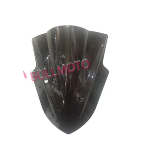 For Kawasaki Ninja 300 R EX300 EX300R 2013 2014 2015 2016 2017 2018 2019 Motorcycle Black&Transparent Windshield Wind Deflector