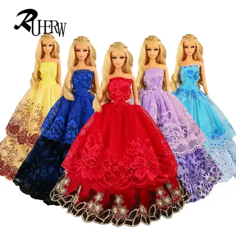 1 шт. модное свадебное платье, платье принцессы, платье, одежда, платье для куклы Барби, бесплатная доставка