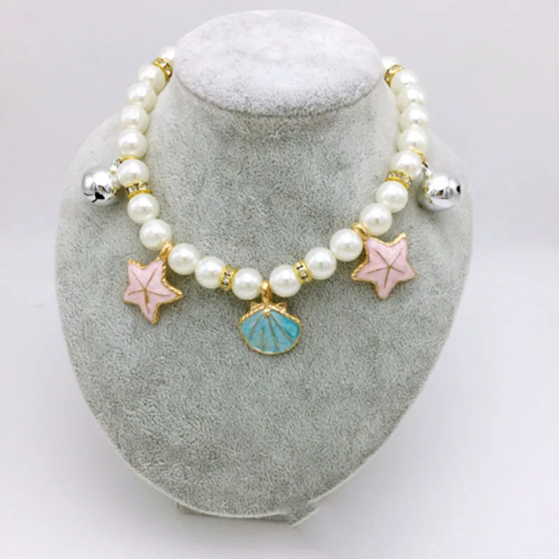 

Pet Imitation Pearl Cat Necklace Dog Teddy Necklace Cat Necklace Collar Pet Accessories Dog Necklace