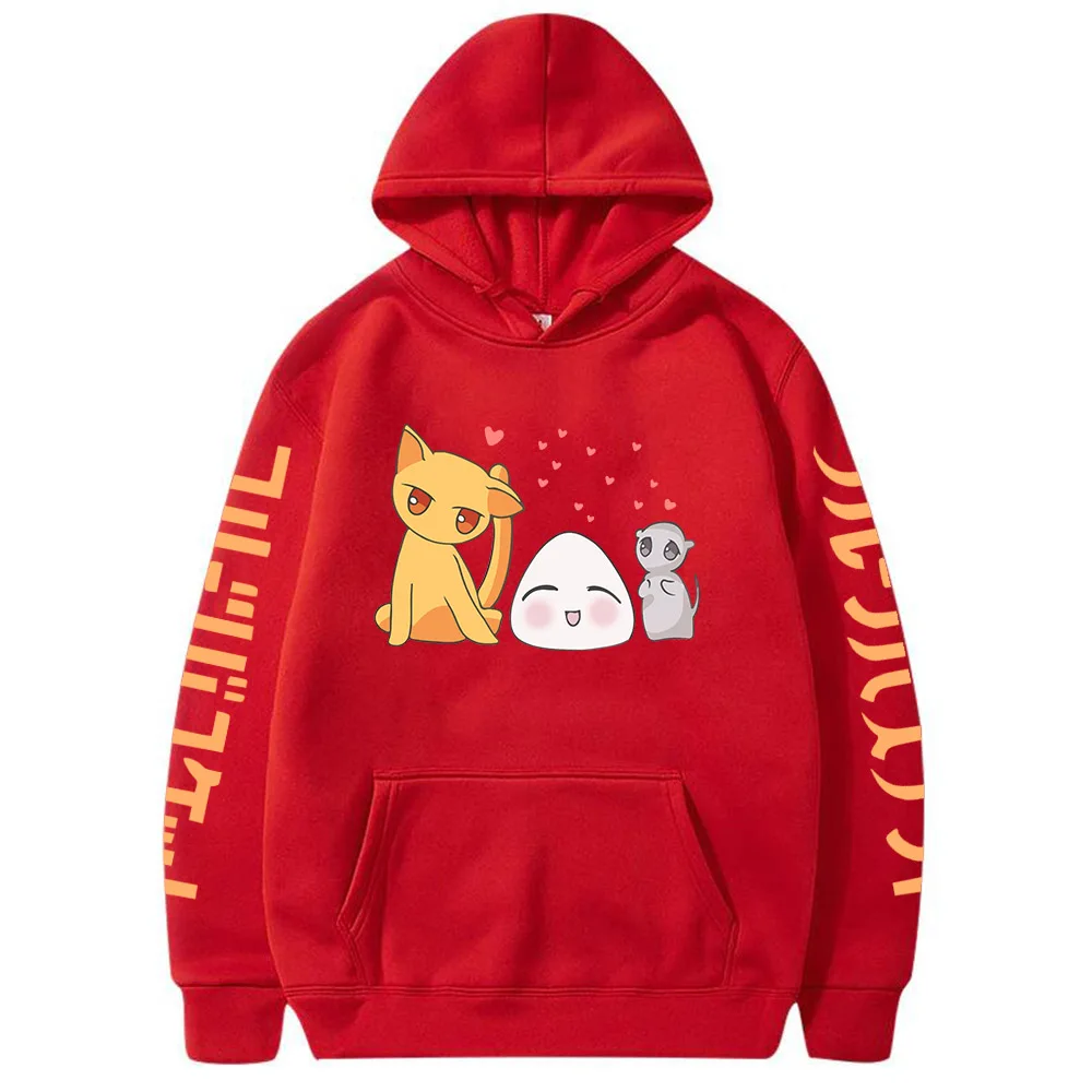 Толстовка с капюшоном в виде корзины изображением фруктов |