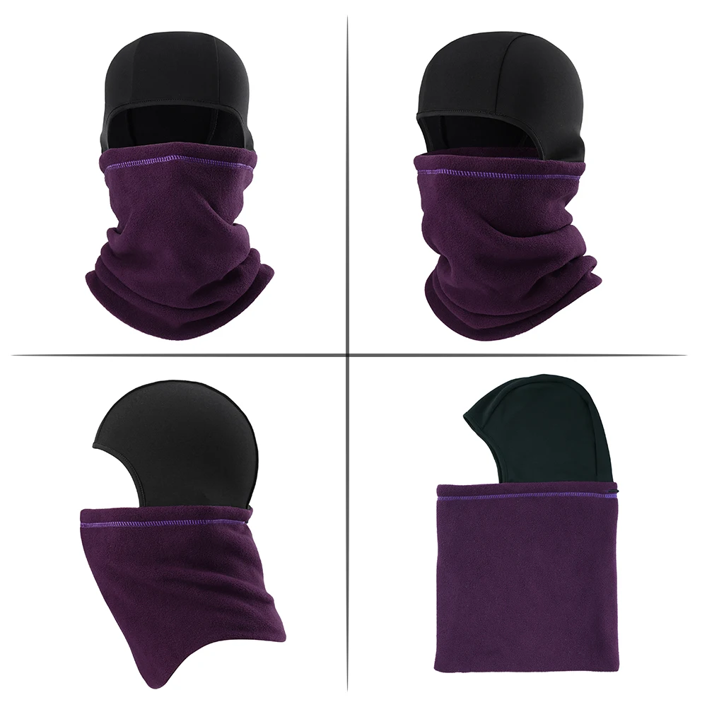 Winter Polar Fleece Thermal Beanies Balaclava Full Face Mask Skullies Cap Warmer Tactical Military Cap Ski Hat Helmet Liner Men