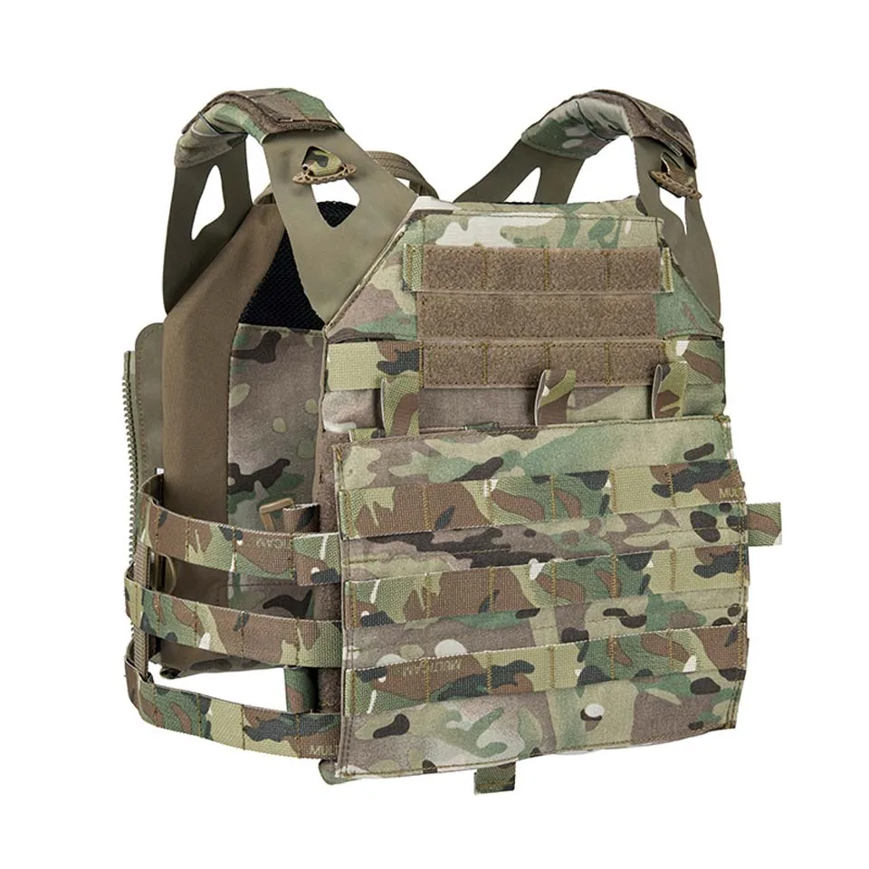 

2020 FMA Tactical Vest Multicam Jump Plate Carrier 2.0 Ver. Genuine Multicam Fit Zipper Pouch Tactical JPC Vest Free Shipping