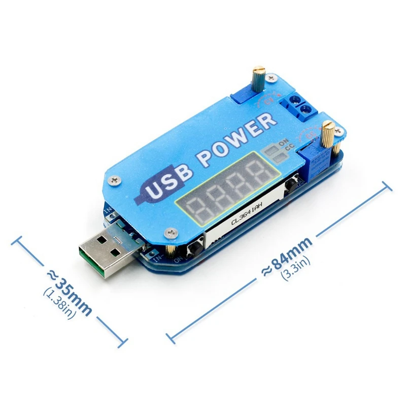 15 Вт Регулируемый Dc-Dc Cc Cv Usb 5В до 3 в 9В 12В 24В 30В повышающий/вниз Модуль питания