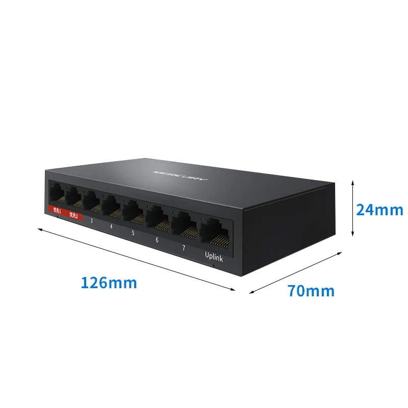 Сетевой коммутатор Mercury 10/100/1000 м гигабитный Ethernet-коммутатор для видеонаблюдения