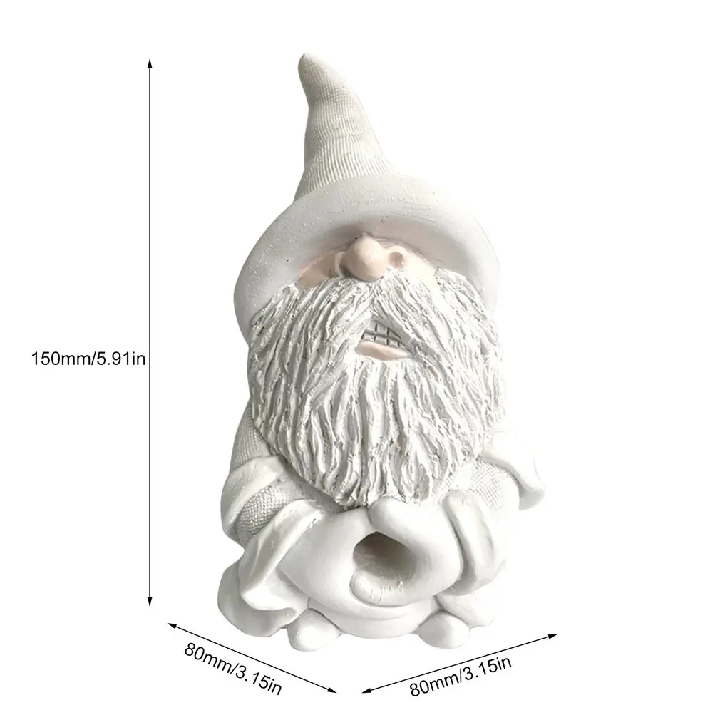 Cute Resin Dwarfs Statue Garden Accessories Funny Gnome Sculpture For Home Room Ornament | Дом и сад