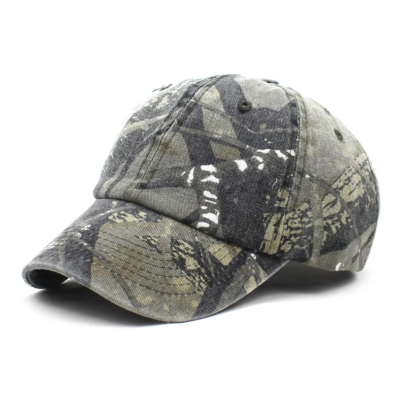 

Ditpossible Camouflage Print Baseball Caps for Men Outdoor Sports Hats Cotton Snapbacks Visors Adult Summer Cap