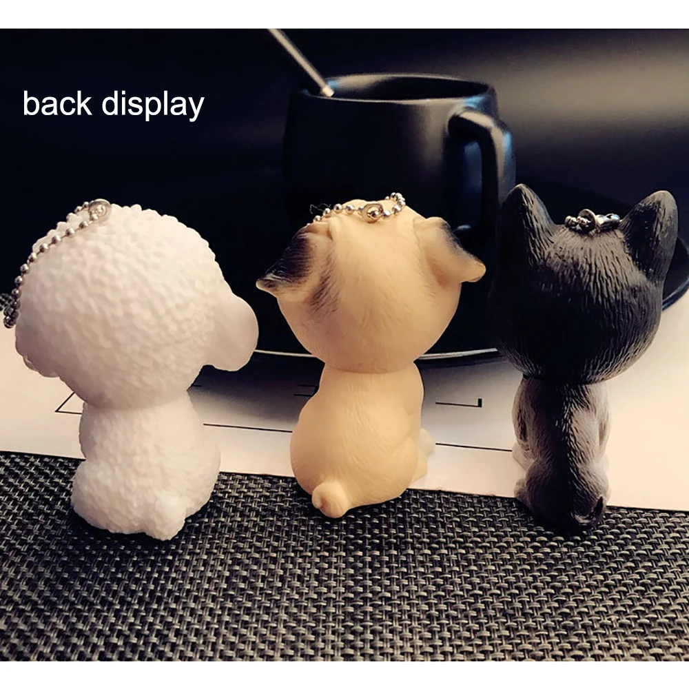 Брелок для ключей с изображением милой собаки пары мужчин женщин детей щенков