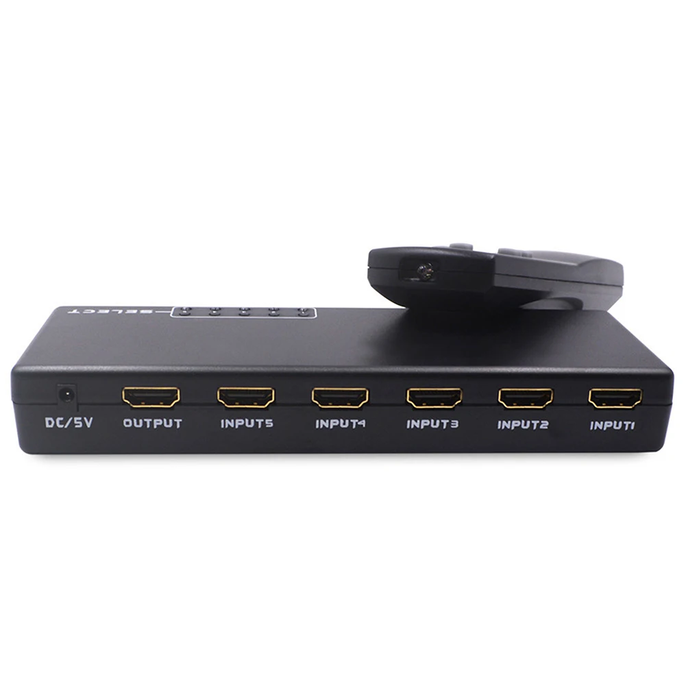 3D 1080p 5 портов 4K HDMI-совместимый Переключатель Селектор сплиттер концентратор